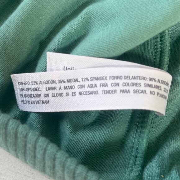 Auden Unlined Scoop Neck Bralette Medium Teal Blue Green New - Picture 10 of 12